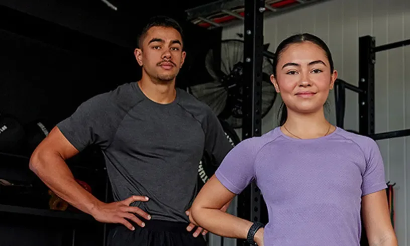 LSKD brand athletes training in gym - Purple Perks offer.